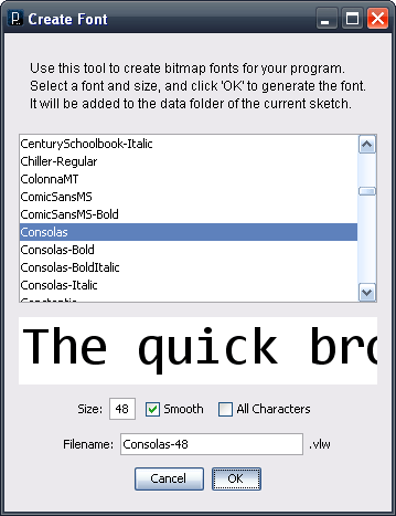 createFontDialog